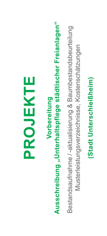 PROJEKTE   Städtische Freianlagen